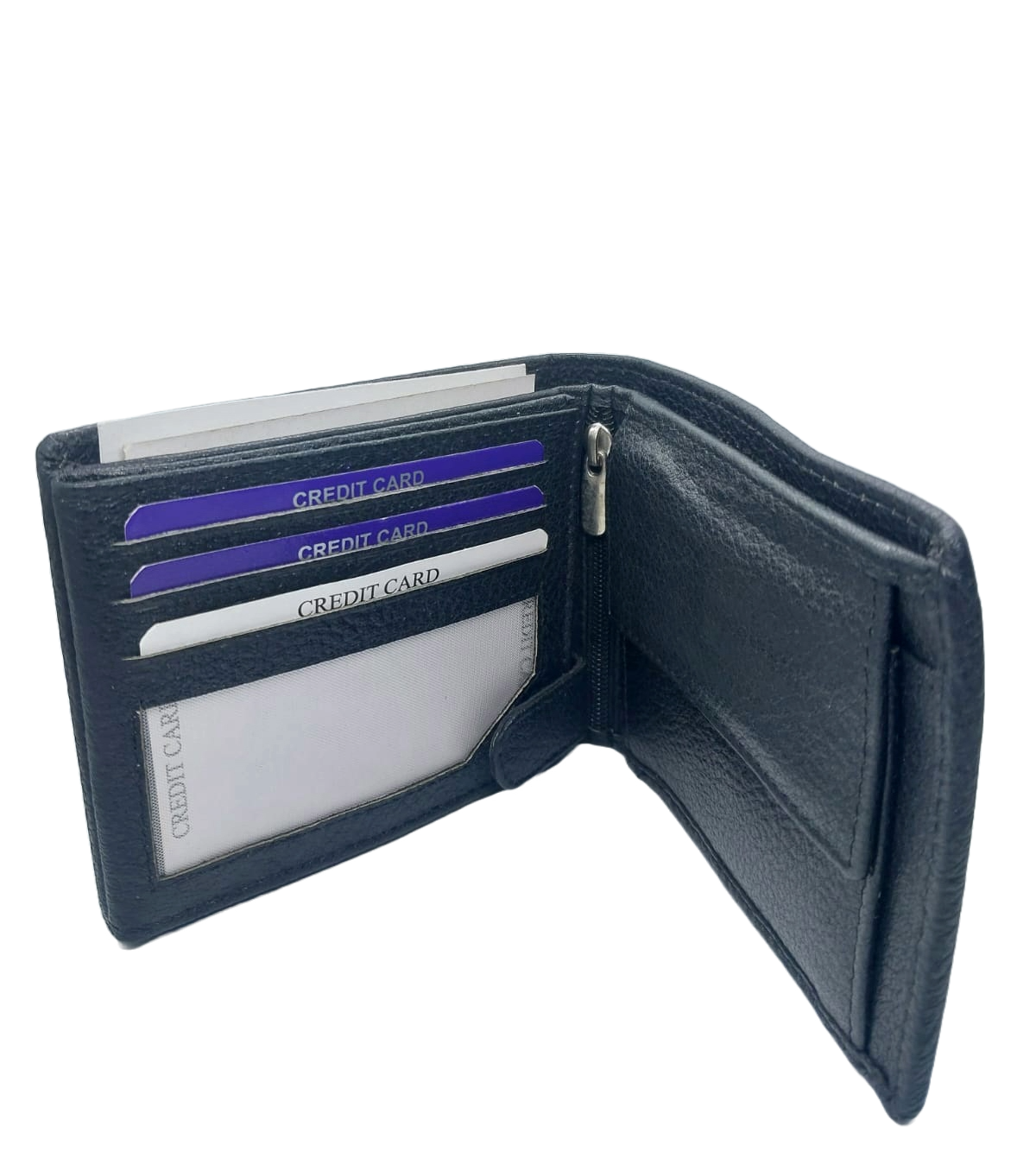 Men's Genuine Leather Bi-Fold Wallet